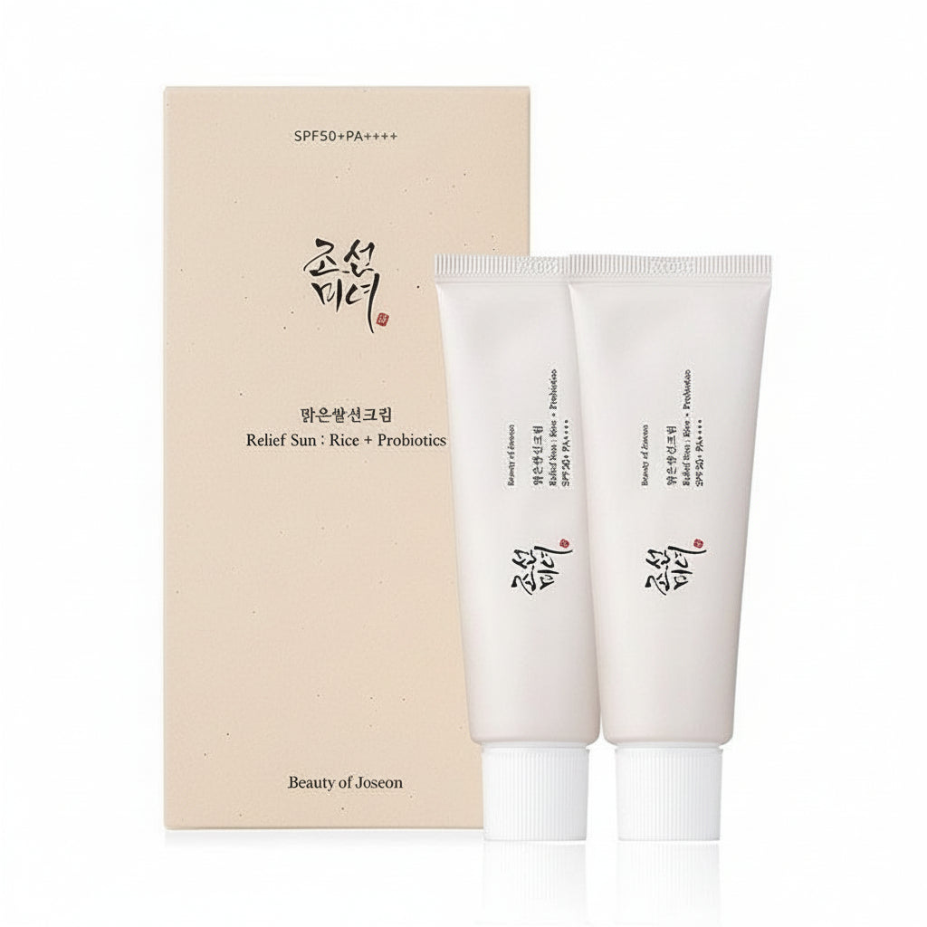 Beauty Joseon Relief Sun: Rice + Probiotics Set(Pack of 2, 50ML Each) FREE SHIP